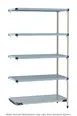 Metro MQ-1842GF-86-A5 - 5-Tier Polymer Shelving Unit, 18" D x 42" W x 86" H, 800 lbs per shelf, 2000 lbs total, Microban® protection, NSF approved, includes posts, wedges, S‑hooks 1 image