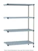 Metro MQ-1848G-74-A4 All Plastic Shelving Unit 1 image