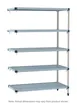 Metro MQ-1860G-74-A5 All Plastic Shelving Unit 1 image