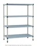 Metro MQ-2160G-63-S4 All Plastic Shelving Unit 1 image