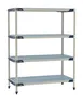Metro MX-1824G-63-S4 All Plastic Shelving Unit 1 image