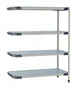 Metro MX-1848F-63-A4 All Plastic Shelving Unit 1 image