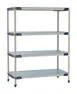 Metro MX-1854F-63-S4 All Plastic Shelving Unit 1 image