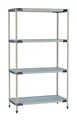 Metro MX-2436G-86-S4 All Plastic Shelving Unit 1 image