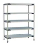 Metro MX-2436GF-63-S5 All Plastic Shelving Unit 1 image