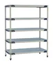 Metro MX-2442G-63-S5 All Plastic Shelving Unit 1 image