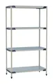 Metro MX-2448GF-86-S4 All Plastic Shelving Unit 1 image