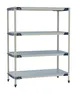Metro MX-2454GF-63-S4 All Plastic Shelving Unit 1 image