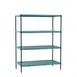 Metro PR-214874K3-S-4 Plastic with Metal Post Shelving Unit 1 image