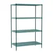 Metro PR-247263K3-S-4 Plastic with Metal Post Shelving Unit 1 image