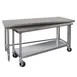 Tarrison TA-NT308472-KIT Stainless Steel Top 73" - 84" Work Table 1 image