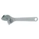 AllPoints 36528 Adjustable Wrench, 8" Chrome-Plated Steel Construction, Heavy-Duty Janitorial Tool 1 image