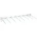 AllPoints 51280 Wall-Mount Pot & Utensil Rack, 24" Width 15‑24", 5½" Sliding Hangers, Kitchen Storage 1 image