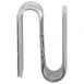 AllPoints 36259 S-Hook - Plated Steel Shelving Hook, Replaces Intermetro 9995Z, 1.5in Shank, Chrome, 12 Pack 1 image