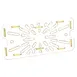 AllPoints 76290 Drain Pan, 1/3 Size Polycarbonate Tray, Fits Cambro 30HPD, Prince Castle 86-168-3A6 1 image