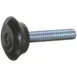 AllPoints 1211119 Leveler Glide Nut, 1-1/8" Base Dia., 5/16"-18 Thread, 1-1/2" Stud, Non‑Slip Neoprene Base 1 image