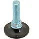 AllPoints 1211165 Leveler Glide, M8 x 1.25 Pitch, 1-1/8" OD, Table Leg Support, Steel Finish, Easy Install 1 image