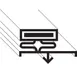 AllPoints 1271165 Refrigerator Door Gasket 78¼" H x 31⅜" W, 3‑Sided Dart, Gray Vinyl for Storage 1 image