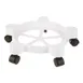 AllPoints 1331797 Utility Bucket Dolly, 5 Gallon White Plastic, General Purpose Heavy-Duty Transport Cart 1 image