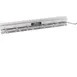 AllPoints 1371190 Wall Utensil Rack, 18" Wide, Aluminum Finish, Steel Hooks and Screws, Fits 15"-24" 1 image