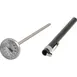 AllPoints 1381047 Pocket Thermometer – 1" Dial, 5" Stem, Steel Body, Microwave Safe, 0°‑220°F Range 1 image