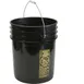 AllPoints 1591202 5‑Gallon 20 qt Black Bucket – Heavy‑Duty Plastic Janitorial Pail 1 image