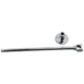 AllPoints 19330 Wall Bracket – 12" Epoxy‑Coated Silver Shelf Support, Cut‑to‑2" Adjustable, Includes Screws 1 image