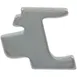 AllPoints 261881 Shelving Clip - Zinc-Plated Steel Clip for Koch or Hobart Shelves, Heavy-Duty Finish 1 image