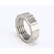 AllPoints 261971 Locking Ring Discharge Nut, 7/8" OD, 5/8-18 Thread, 1/4" Thick Stainless Steel 1 image