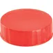AllPoints 2801637 FIFO Squeeze Bottle Lid, Red Identification Label End Cap, No Tip, - Pack 1 image