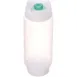 AllPoints 2801801 12 oz Clear Squeeze Bottle, Wide Mouth, Green Valve Tip, NSF Certified - 1/Each 1 image