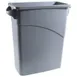 AllPoints 36170 Plastic Recycling Container, 32" Tall, 50 Gallon Capacity, White - 1/Case 1 image