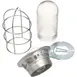 AllPoints 381320 Vaporproof Lighting Fixture with Wire Guard, fits 3-1/2" or 4" junction boxes, 100W bulb 1 image