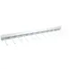 AllPoints 51281 Wall-Mount Pot & Utensil Rack, 36" Adjustable Width 25-36", 5-1/2" Hangers, Heavy-Duty Steel 1 image