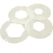 AllPoints 51403 Gasket Kit for San Jamar Ez-Fit™ Cup Dispenser, Four Gaskets - 1/Karat 1 image