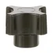 AllPoints 5201009 Female Knob, 1/4-20 thread, 4-prong 1 image