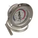 AllPoints 621038 Refrigerator Thermometer, 2" Dial, 4′ Bulb, -40°F to 65°F, NSF Certified 1 image
