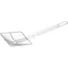 AllPoints 75699 Skimmer – 7" Square Mesh Basket, 14" Handle, 21" Length, Stainless Steel 1 image