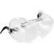 AllPoints 8405136 Safety Goggles, Clear Anti‑Fog Polycarbonate Lens, Elastic Strap, 2" Width 1 image