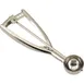 AllPoints 85469 Ice Cream Disher #60 Squeeze Handle, 9/16 oz Capacity, Stainless Steel Metal Finish 1 image