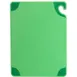 AllPoints 86109 - San Jamar Saf‑T‑Grip™ Cutting Board, 18" x 24" x 1/2", Green Co‑Polymer, NSF 1 image