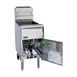 Pitco SSH55-1FD 15" Floor Model Gas Deep Fryer, Full Pot, NG or LP, 50 Ibs, 80.000 BTU 2 image