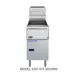 Pitco SSH55-2FD Floor Model Gas Deep Fryer, NG or LP, 100 Ibs, 160.000 BTU, Under-Fryer Drawer Filtration 2 image