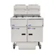 Pitco SSH55-2FD Floor Model Gas Deep Fryer, NG or LP, 100 Ibs, 160.000 BTU, Under-Fryer Drawer Filtration 3 image