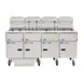 Pitco SSH55-4FD Floor Model Gas Deep Fryer, Full Pot NG/LP, 200 Ibs Capacity, 320,000 BTU, Filter System 4 image