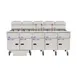 Pitco SSH55-5FD Floor Model Gas Deep Fryer, NG/LP, 250 Ibs Capacity, 400,000 BTU, ENERGY STAR® 3 image