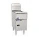 Pitco SSH55R-5FD Floor Model Gas Deep Fryer, Multiple Battery, Full Pot, 5 Pot 250 Ibs 500,000 BTU 1 image