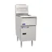 Pitco SSH55R-6FD Floor Model Gas Deep Fryer, Full Pot, NG/LP, 300 Ibs 600,000 BTU, Filter Drawer System 1 image