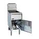 Pitco SSH55T Floor Model Gas Deep Fryer, Split Pot, NG or LP, 80.000 BTU, Stainless Steel, (2) 25 Ibs Tanks 2 image