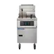 Pitco SSH75-6FD 34" Floor Model Gas Deep Fryer, Multiple Battery, NG/LP, 75 Ibs Capacity, 630000 BTU, Built‑In Filter 2 image